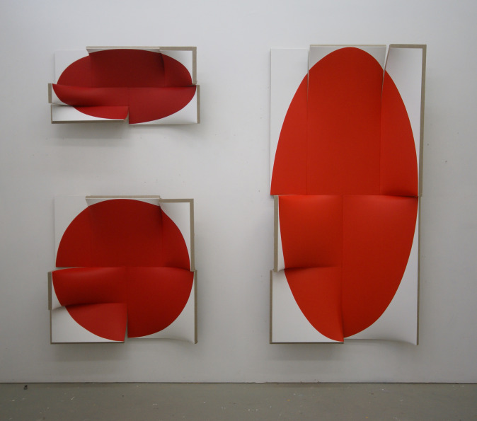 improved pointless red the bigger and the smaller 2013 acrylics on linen size from 525x105cm to 210x105cm-2.jpg